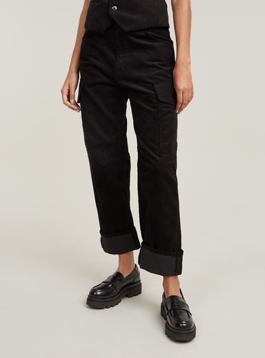 Cargo Pants Cord 3D Boyfriend